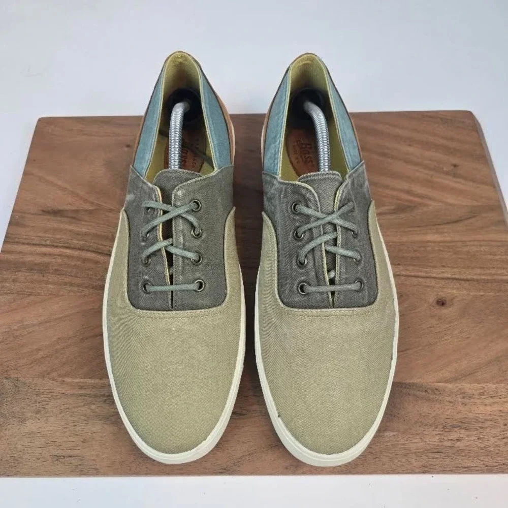 New Mens GH Bass & Co Colorblock Canvas/Leather Boat Deck Sneakers Shoes Sz 12 D